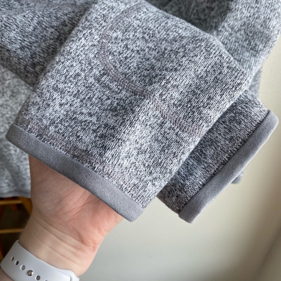 Patagonia Better Sweater 1/4-Zip Fleece Large Birch White Slim Fit Grey L - Picture 5 of 12